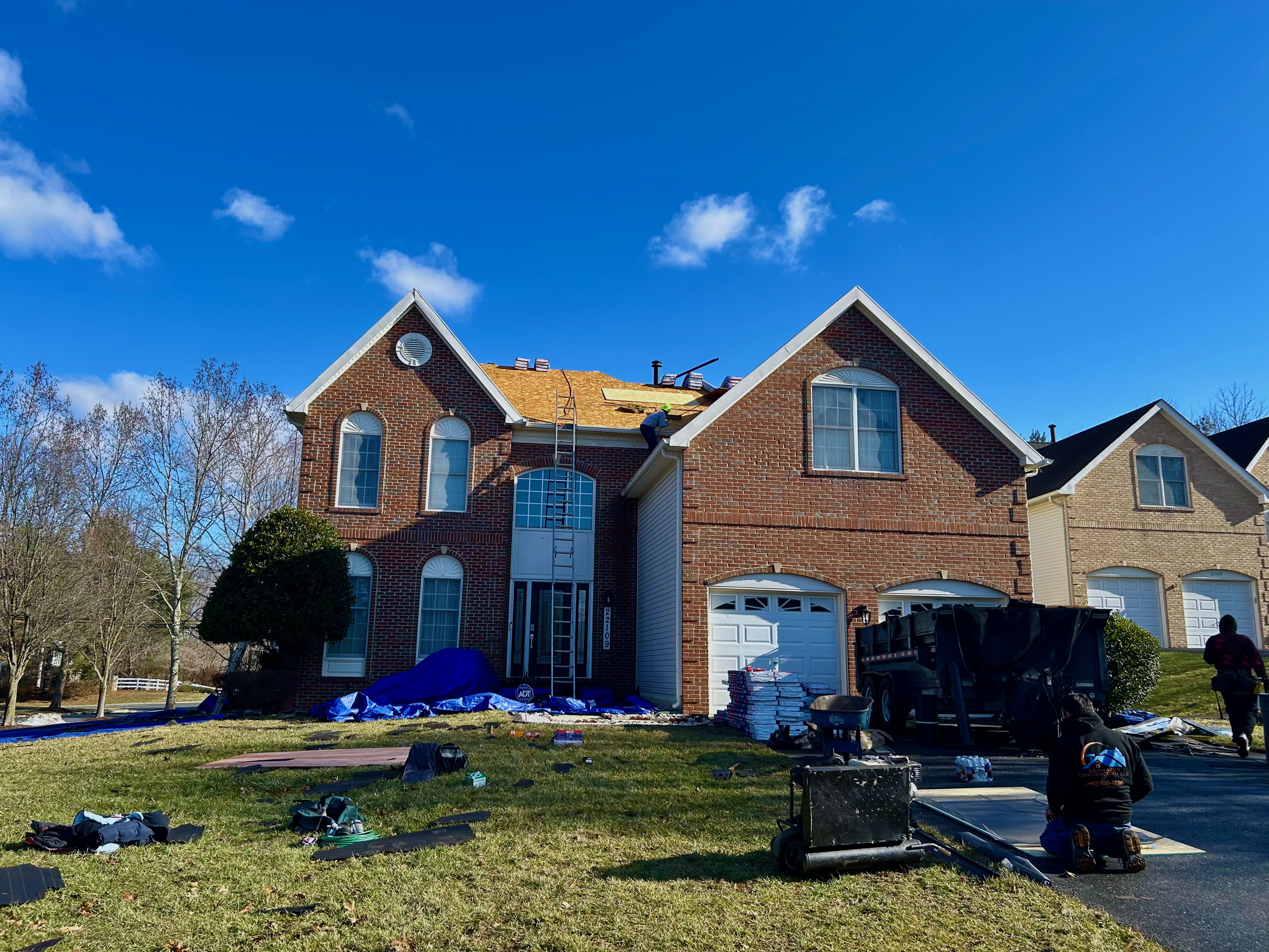 Before roof damage